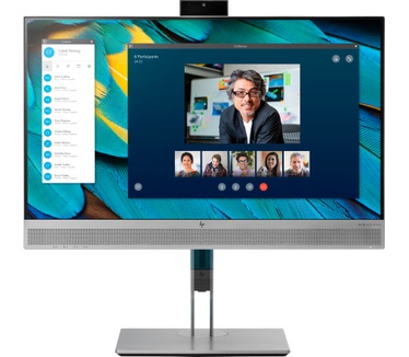 HP EliteDisplay E243m (1FH48AT) Zilver, Zwart