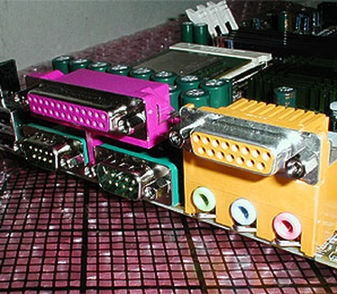 Abit ST6-RAID moederbord: close-up
