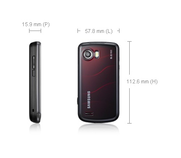 Samsung Omnia Qwerty B7610 Zwart