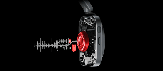 De Nothing Headphone 1 Pro heeft drie drivers per oorschelp. Bron: Nothing