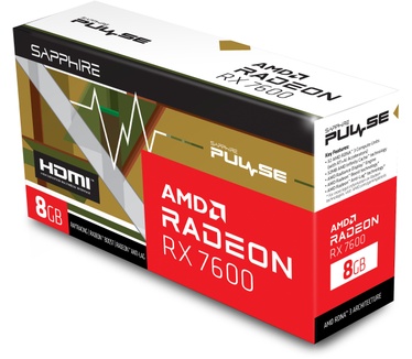 Sapphire Pulse AMD Radeon RX 7600 8G DDR6