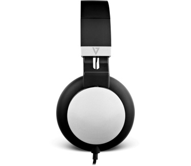 V7 Lightweight Headphones - Black/Silver