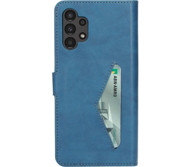 Mobiparts Classic Wallet Case Samsung Galaxy A13 4G (2022) Steel Blue