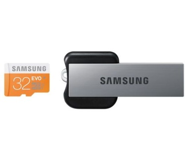 Samsung MicroSDHC Evo 32GB + USB-adapter