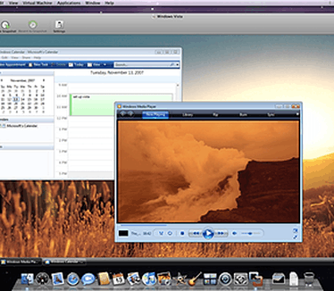 Vmware Fusion draait Windows Vista op Mac OS X