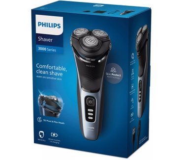 Philips Shaver 3000 Series S3243/12 Elektrisch scheerapparaat voor nat en droog scheren