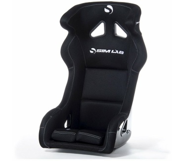 Sim-Lab SPEED1 - Sim bucket seat - L - Zwart/Zwart