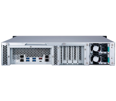 QNAP TS-1277XU-RP-2600-8G 2U 12 BAY 3.4 GHZ 6C 8GB 2XGBE 2XUSB3.1 1
