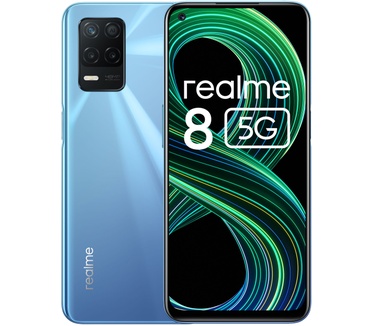 Realme 8 5G (6GB, 128GB opslag) Blauw