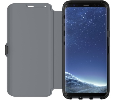 Tech21 Evo Wallet Samsung Galaxy S8 Plus Book Case Zwart Zwart