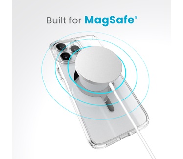 Speck Presidio Perfect Clear + MS Apple iPhone 15 Pro Max Clear - with Microban