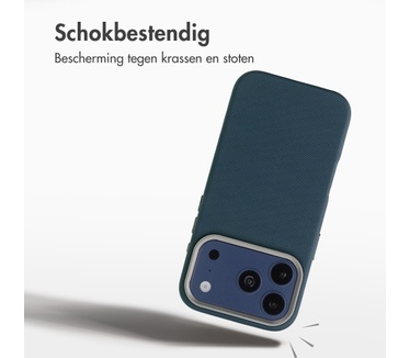 Accezz Mesh Backcover met MagSafe voor de Apple iPhone 17 Pro Max - Donkerblauw