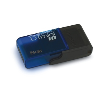 Kingston 8GB DataTraveler Mini 10 (Blue) Blauw