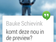 Android Wear op de G Watch