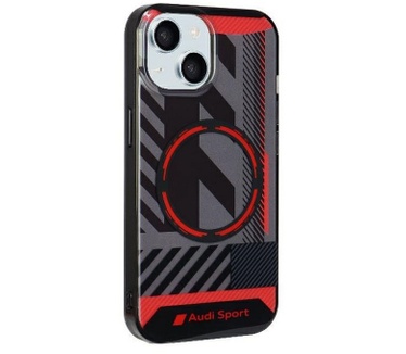 Audi IML Sport Back Case - Apple iPhone 15 Plus (6.7") - Zwart Zwart