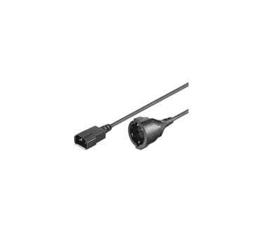 Microconnect C14-Schuko M-F, 1.5 m