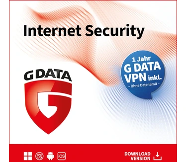 G Data Internet Security incl VPN, 3 apparaten, 1 jaar