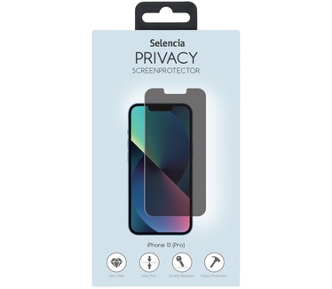 Selencia Gehard Glas Privacy Screenprotector iPhone 13 / 13 Pro / 14