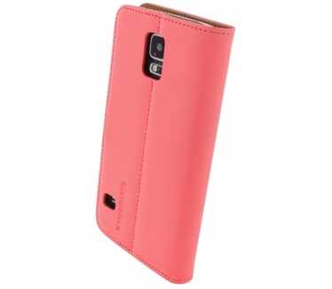 Mobiparts Premium Wallet Case Samsung Galaxy S5/S5+ Peach Pink