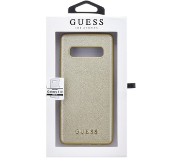 Guess IriDescent Hard Case voor Samsung Galaxy S10 - Goud  Goud