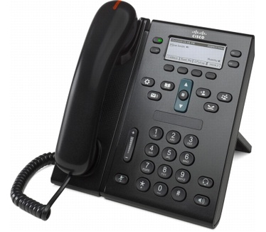 Cisco Cisco Unified IP Phone 6945 Standard Handset - Zwart - VoIP-telefoon - SCCP, SIP