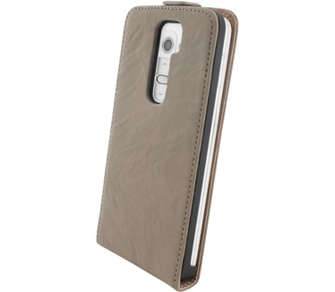 Mobiparts Mobiparts Vintage Flip Case LG G2 Creme