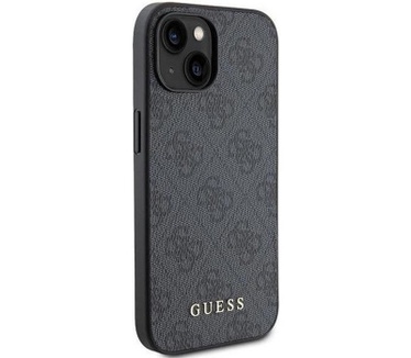 Guess 4G Back Case - Apple iPhone 15 Plus (6.7") - Grijs Grijs