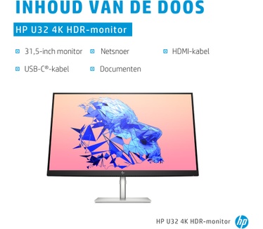 HP U32 (368Y5E9) Zwart