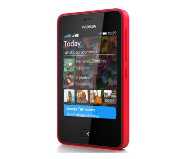 Nokia Asha 501 Rood