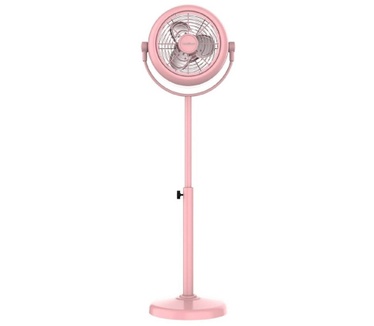 Cecotec - EnergySilence 250 ClassicStyle Pink Staande ventilator - 25 W, diameter 25 cm, 3 bladen en in hoogte verstelbaar, 2 snelheden, zorgvuldig design, eenvoudige bediening