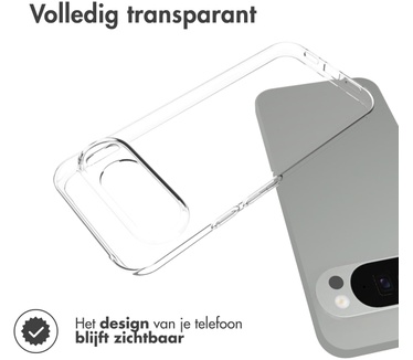 Accezz Clear Backcover Google Pixel 10 Pro XL - Transparant