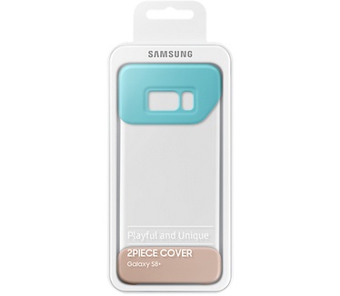 Samsung Galaxy S8 Plus 2Piece Cover - Groen/Roze