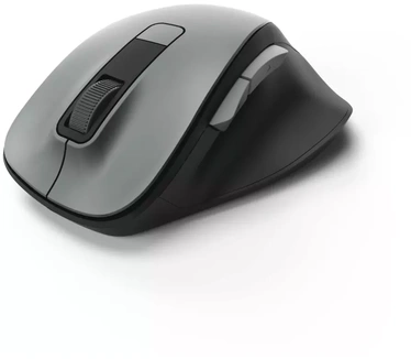 Hama Ergonomische muis (draadloze muis, 6 toetsen, 2,4GHz, BlueWave, 800/1200/1600dpi, optische muis draadloos, draadloos, muis ergonomisch, computermuis, voor laptop/pc, accu, rechtshandig) poolblauw