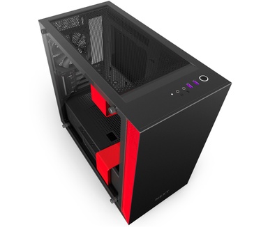 NZXT H400i Rood/Zwart