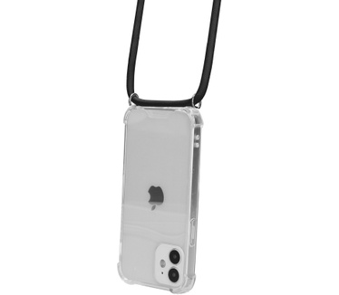 Mobiparts Lanyard Case Apple iPhone 12 Mini Black Cord