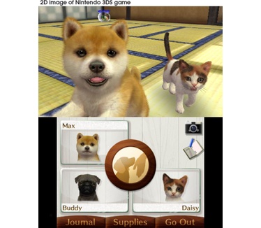 nintendogs + cats: Golden Retriever & New Friends, 3DS
