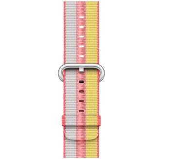 Apple Bandje van geweven nylon - Rood (42 mm)