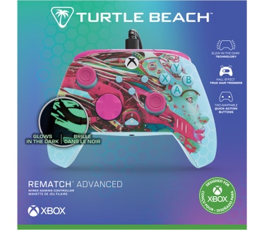 Turtle Beach Rematch Advanced Wired (2025) Blauw, Grijs, Zwart