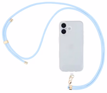 Selencia Universeel telefoonkoord, Blauw