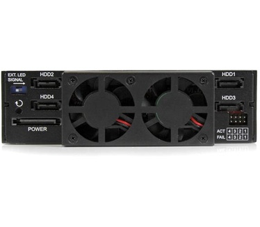 Startech.com 4-bay mobile rack backplane voor 2,5 inch SATA-/SAS-schijven