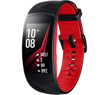 Samsung Gear Fit 2 Pro Small Zwart (Rood, Zwart)
