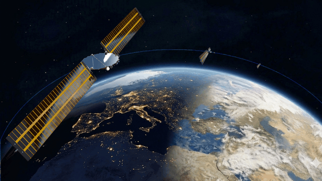 Satelliet boven Europa. Bron: Aerospacelab.