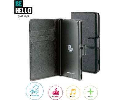 BeHello Sony Xperia Z3+ Wallet Case Black