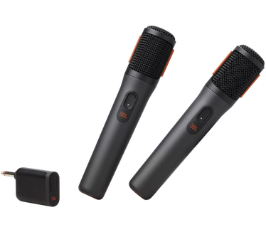 JBL Set van 2 PartyBox Draadloze Microfoon Zwart