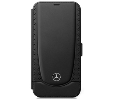 Mercedes-Benz Urban Line Book Case iPhone 12/12 Pro (6.1") Zwart  Zwart