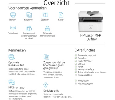 HP Laser MFP 137fnw