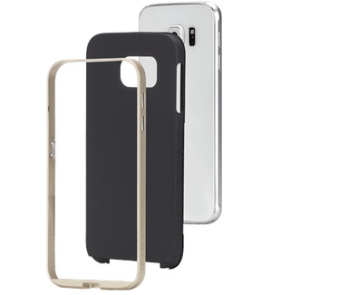 Case-Mate Samsung Galaxy S6 Slim Tough Case Zwart/goud