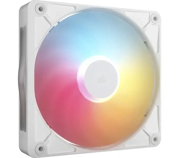 Corsair iCUE LINK RX140 II RGB PWM-Ventilator 140 mm (Enkel) – Wit | Levendige RGB-Verlichting, Minder Geluid, Magnetic Dome-Lagers, Zero RPM-Modus, Vereist iCUE LINK Hub (Apart Verkrijgbaar)