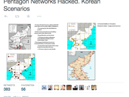 Screenshots mogelijke hack Verenigde Staten