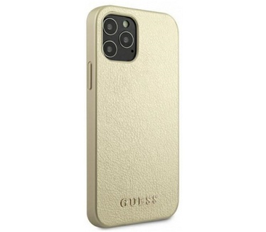 Guess IriDescent Back Case - Apple iPhone 12 Pro Max (6.7") Goud Goud